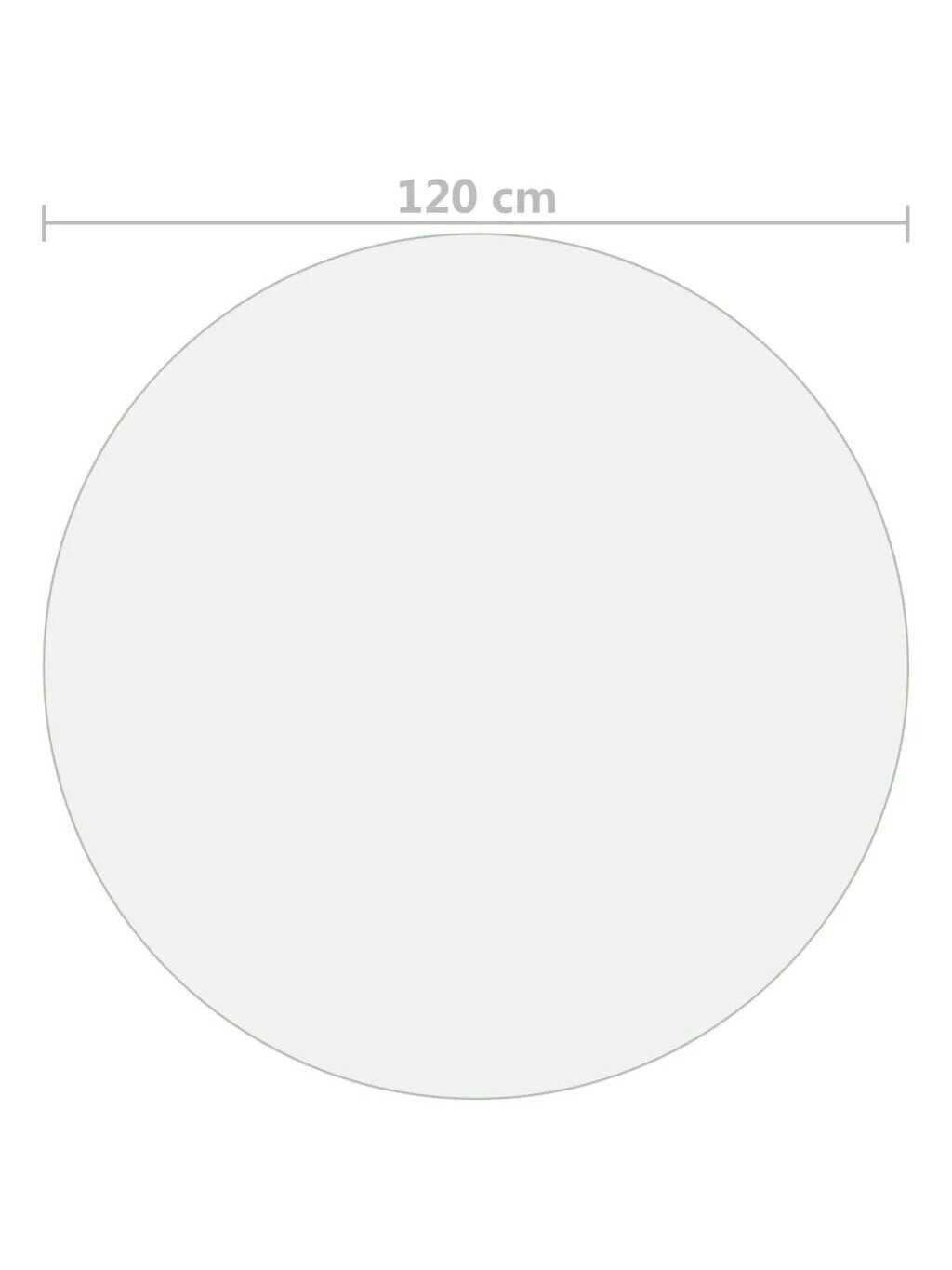 Stalo apsauga, permatoma, 120cm skersmens, 1,6mm, PVC 4