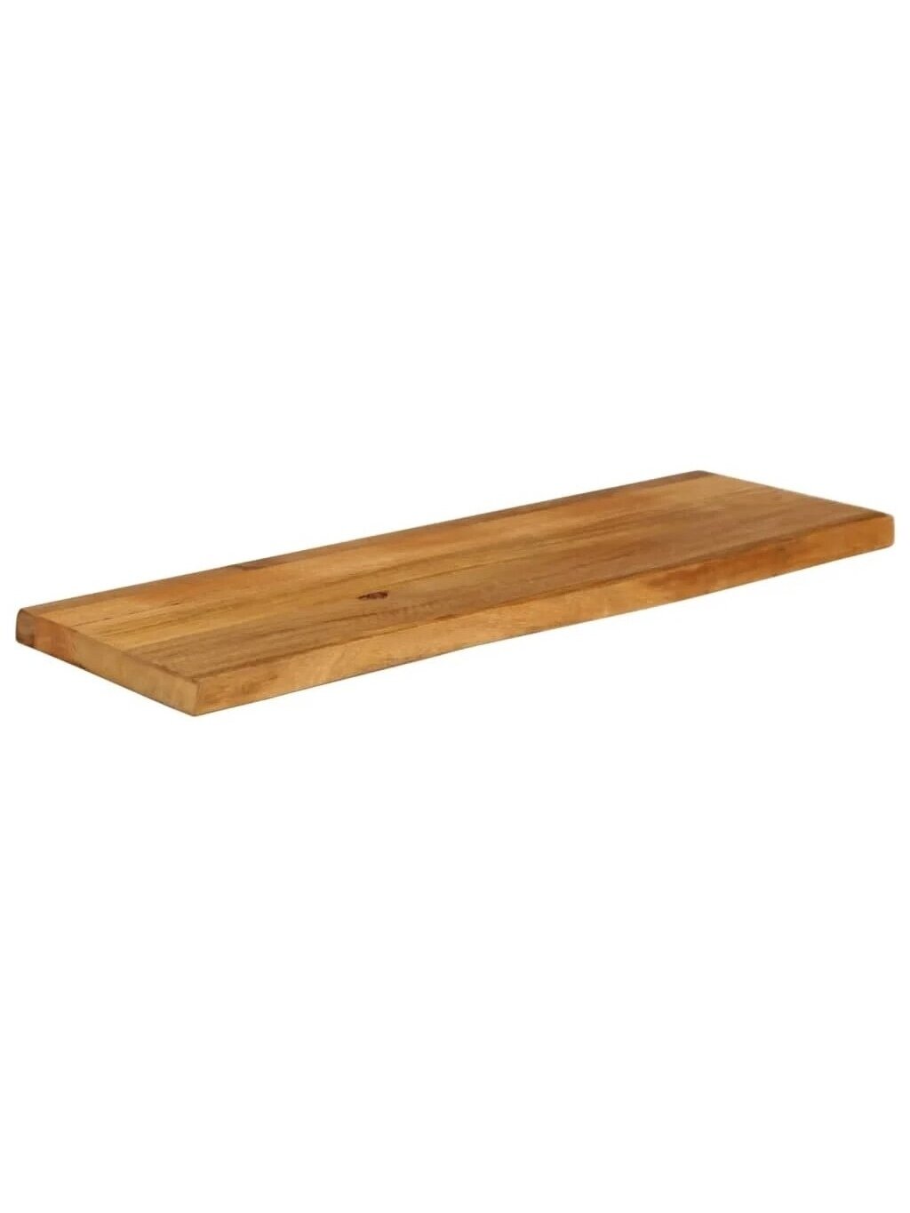 Tabletop, 120×20×2.5 cm, solid mango wood, with live edge 1
