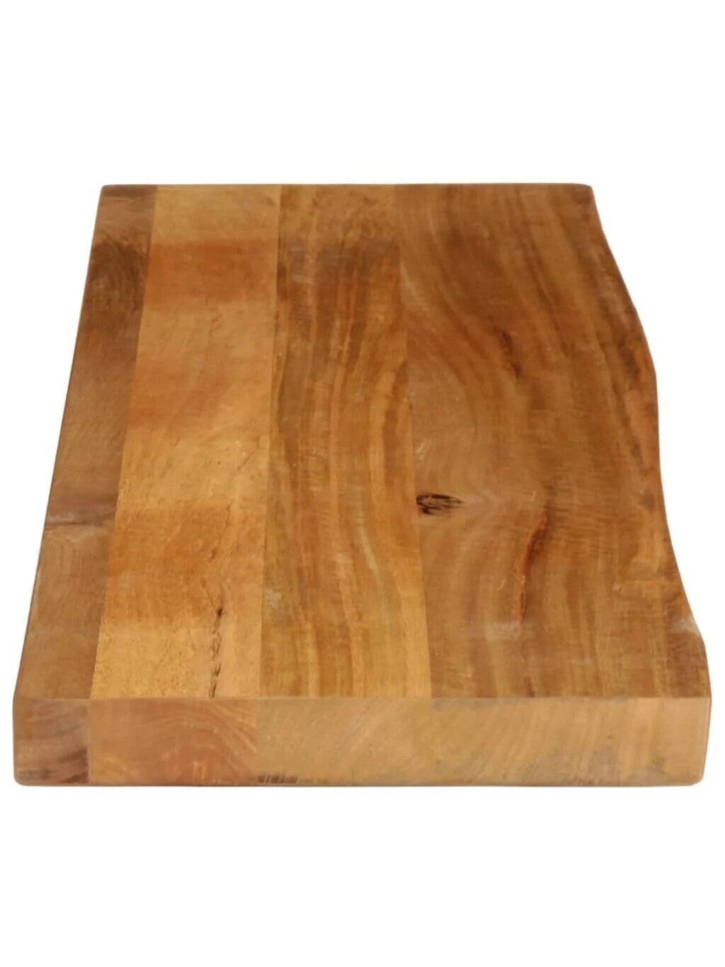 Tabletop, 120×20×2.5 cm, solid mango wood, with live edge 3
