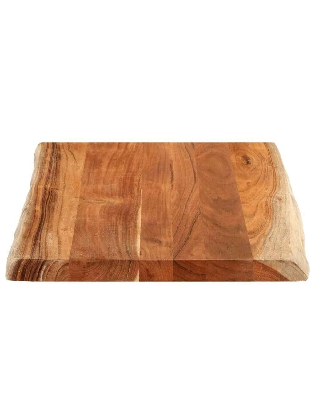 Tabletop, 70×60×3.8 cm, rectangular, solid acacia wood, with natural edges 2 Tabletop, 70×60×3.8 cm, rectangular, solid acacia wood, with natural edges 2