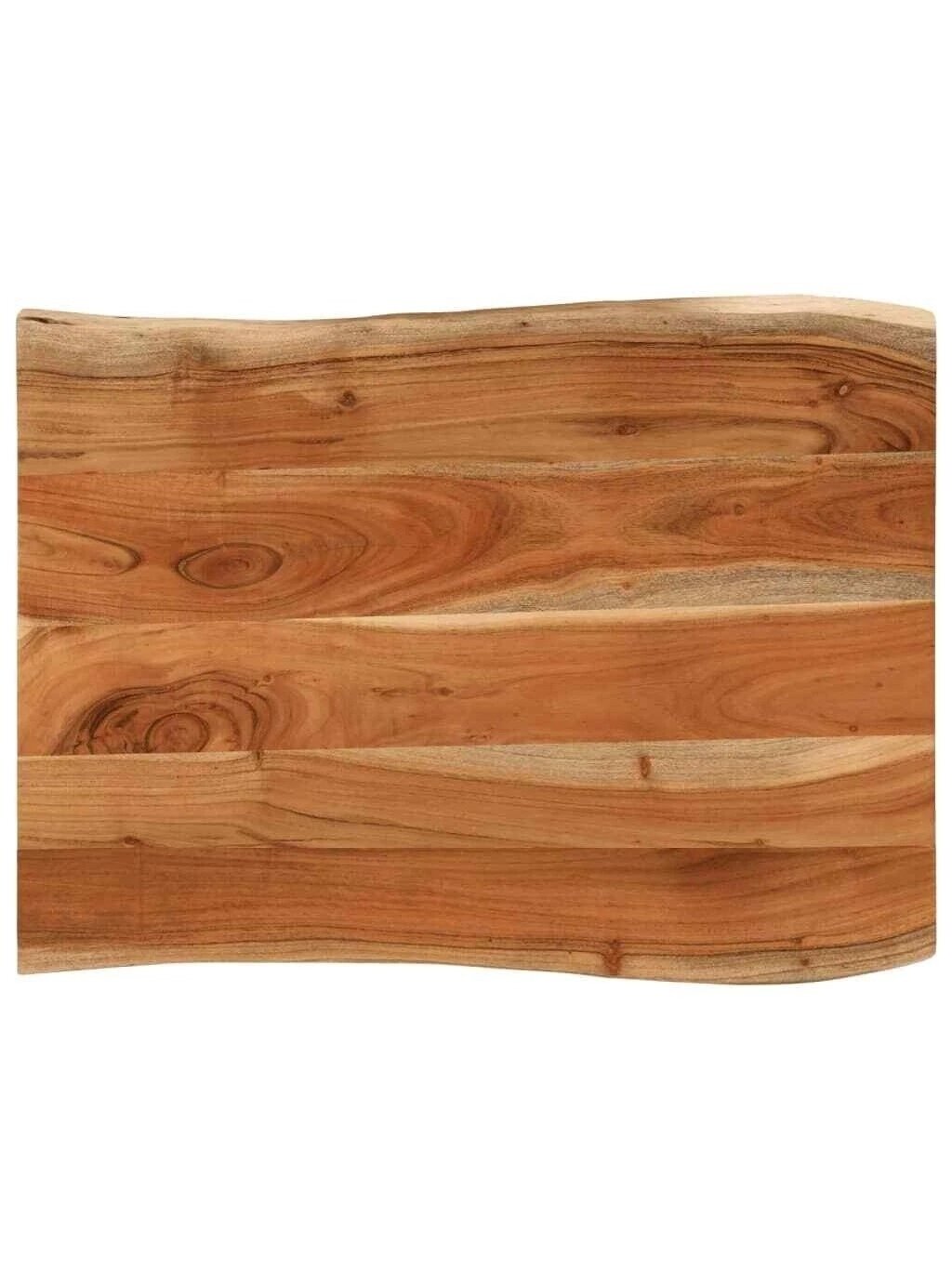 Tabletop, 70×60×3.8 cm, rectangular, solid acacia wood, with natural edges 6 Tabletop, 70×60×3.8 cm, rectangular, solid acacia wood, with natural edges 6