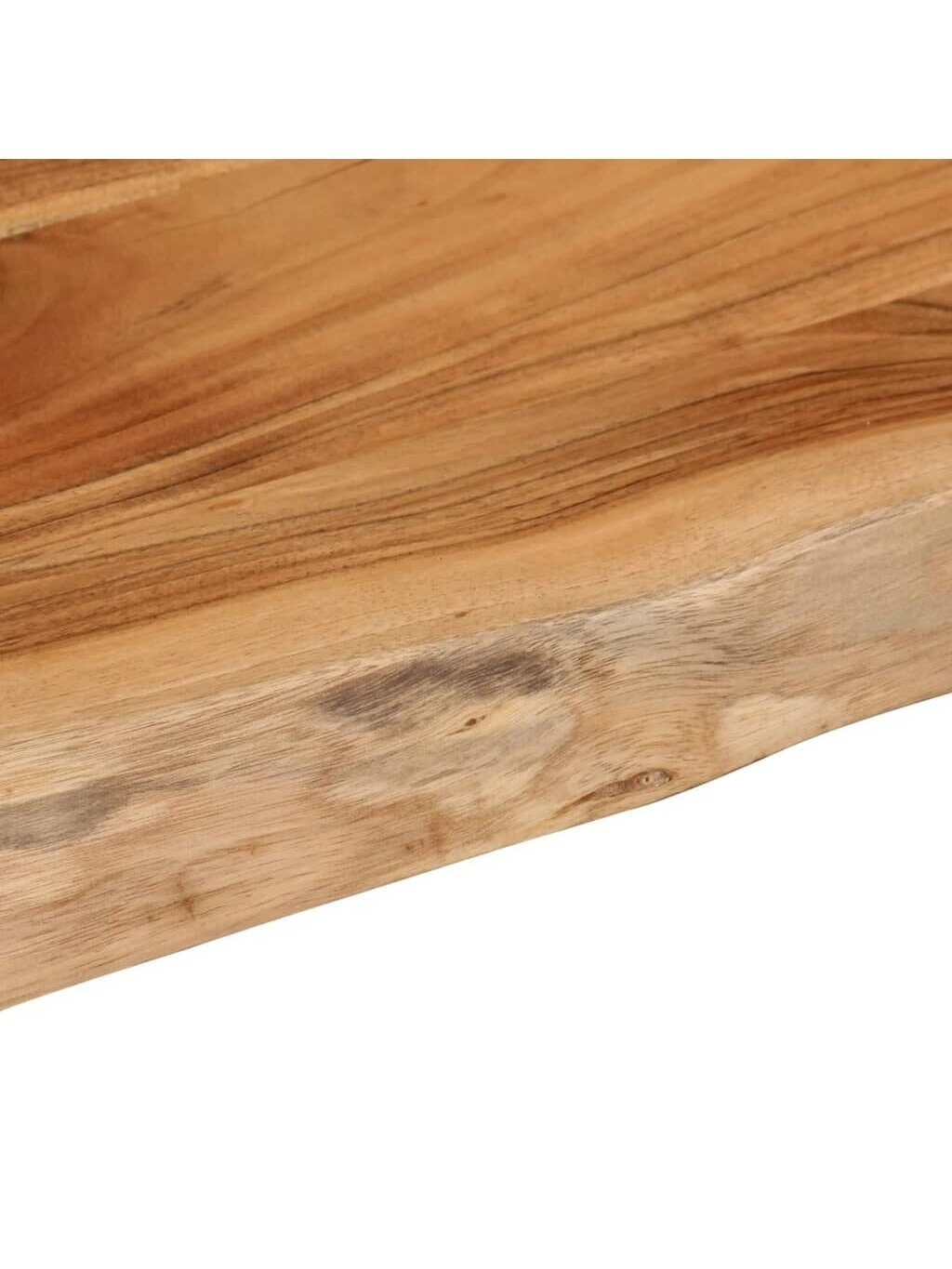 Tabletop, 90x40x2.5 cm, solid acacia wood, with live edge 5