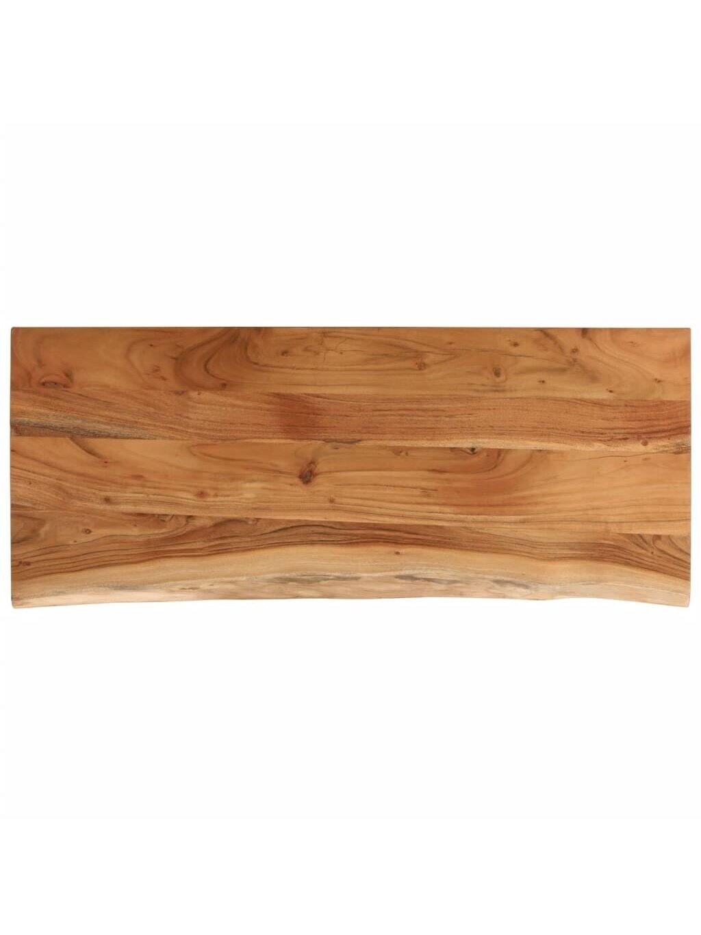 Tabletop, 90x40x2.5 cm, solid acacia wood, with live edge