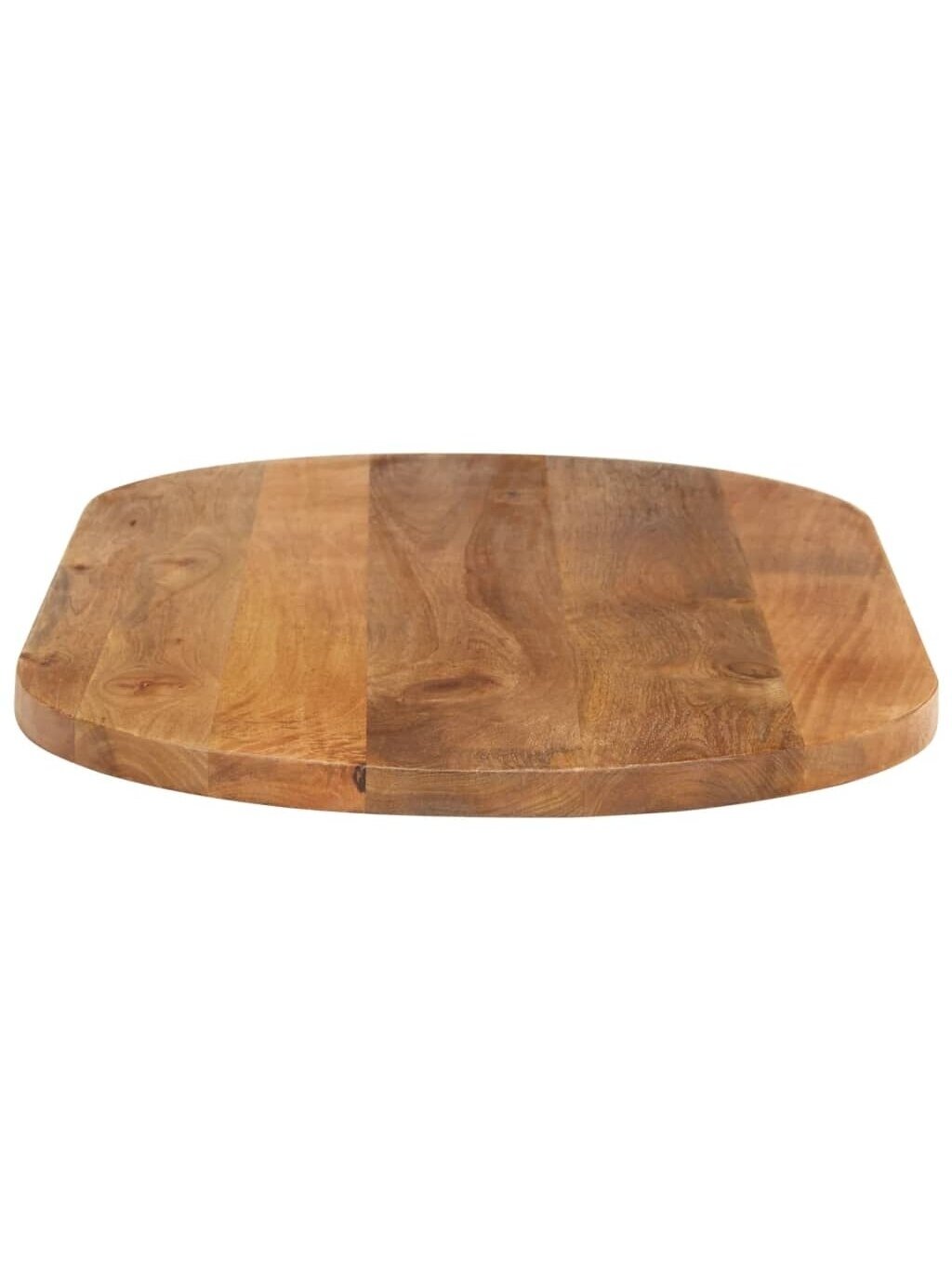 Tabletop, 90 x 40 x 2.5 cm, Solid Mango Wood, Oval Shape 3