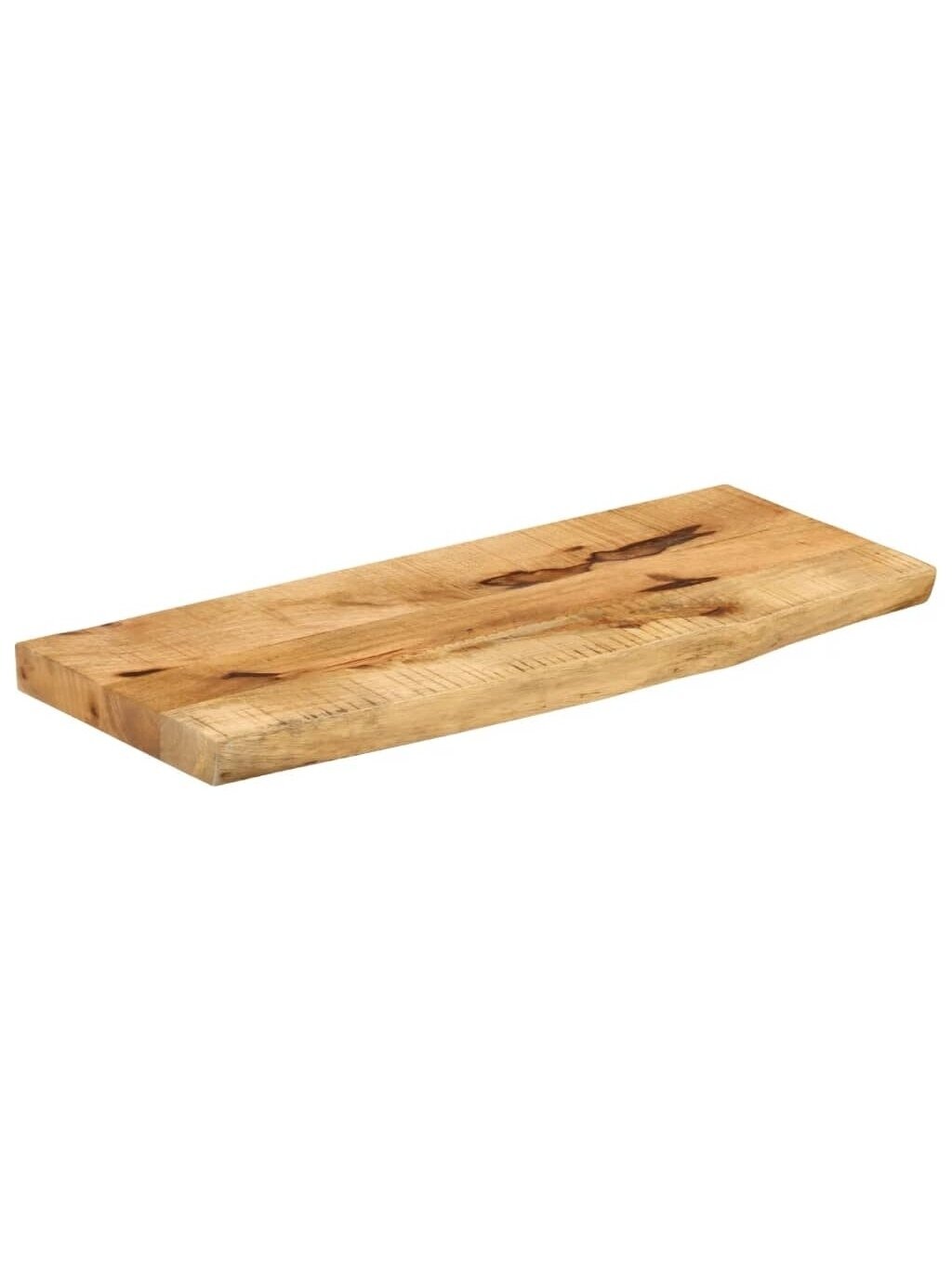 Tabletop, 90 × 40 × 2.5 cm, solid mango wood, with live edge 1