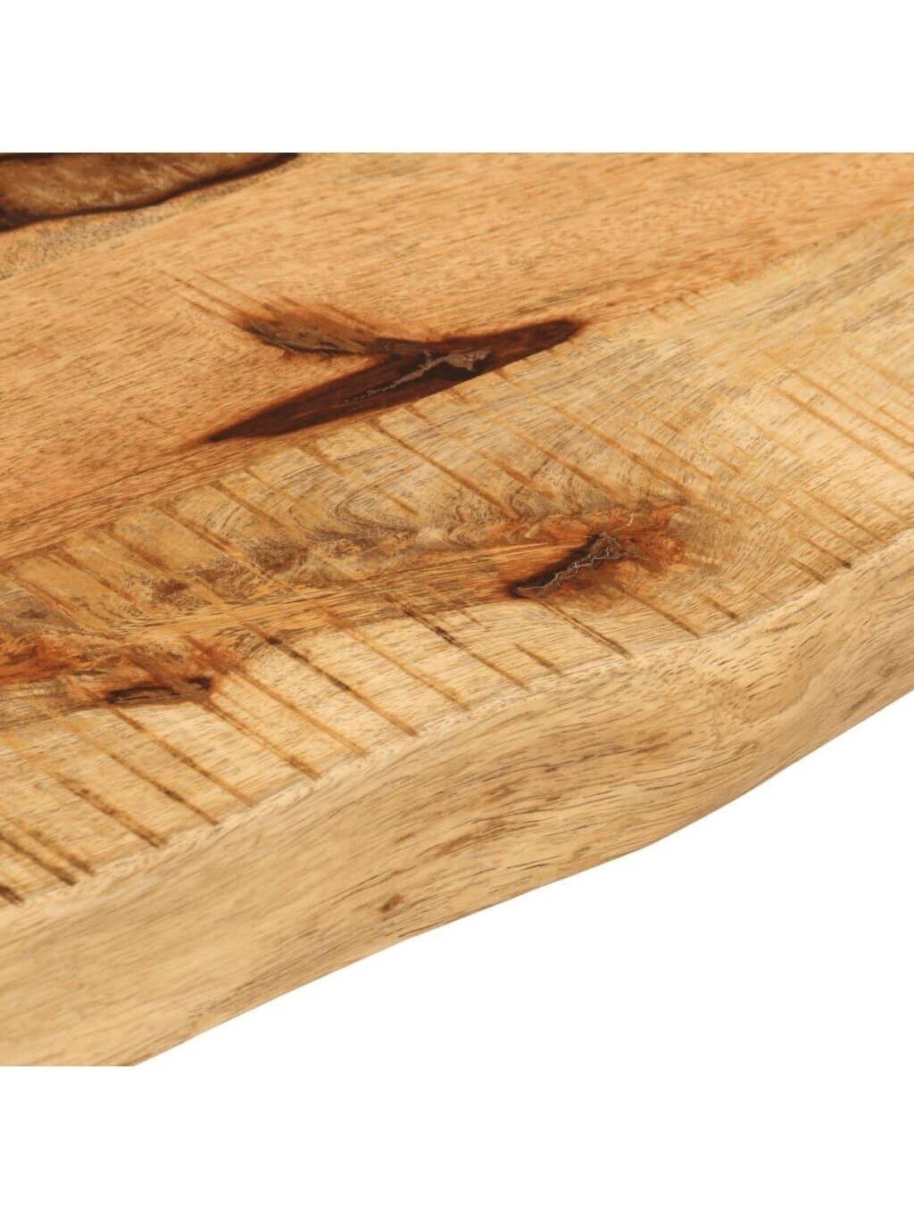 Tabletop, 90 × 40 × 2.5 cm, solid mango wood, with live edge 6