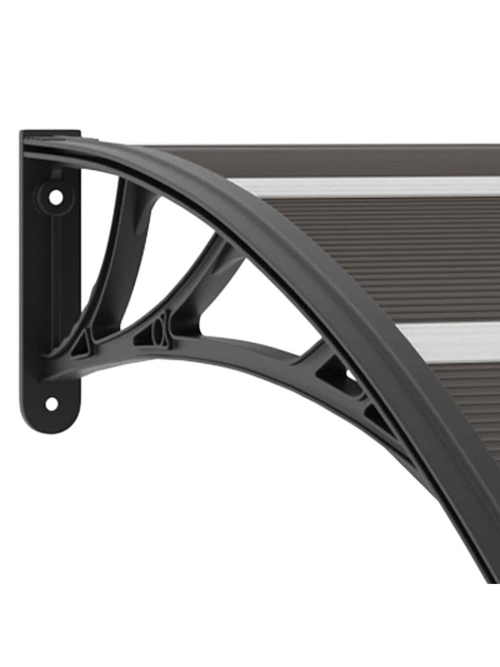 Door canopy, black, 200x100 cm, PC 4 Door canopy, black, 200x100 cm, PC 4