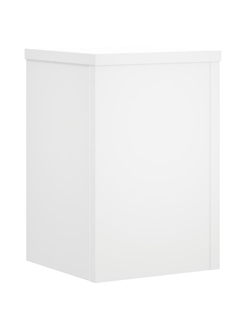Stovai augalams, 2vnt., balti, 25x25x35cm, apdirbta mediena. 3
