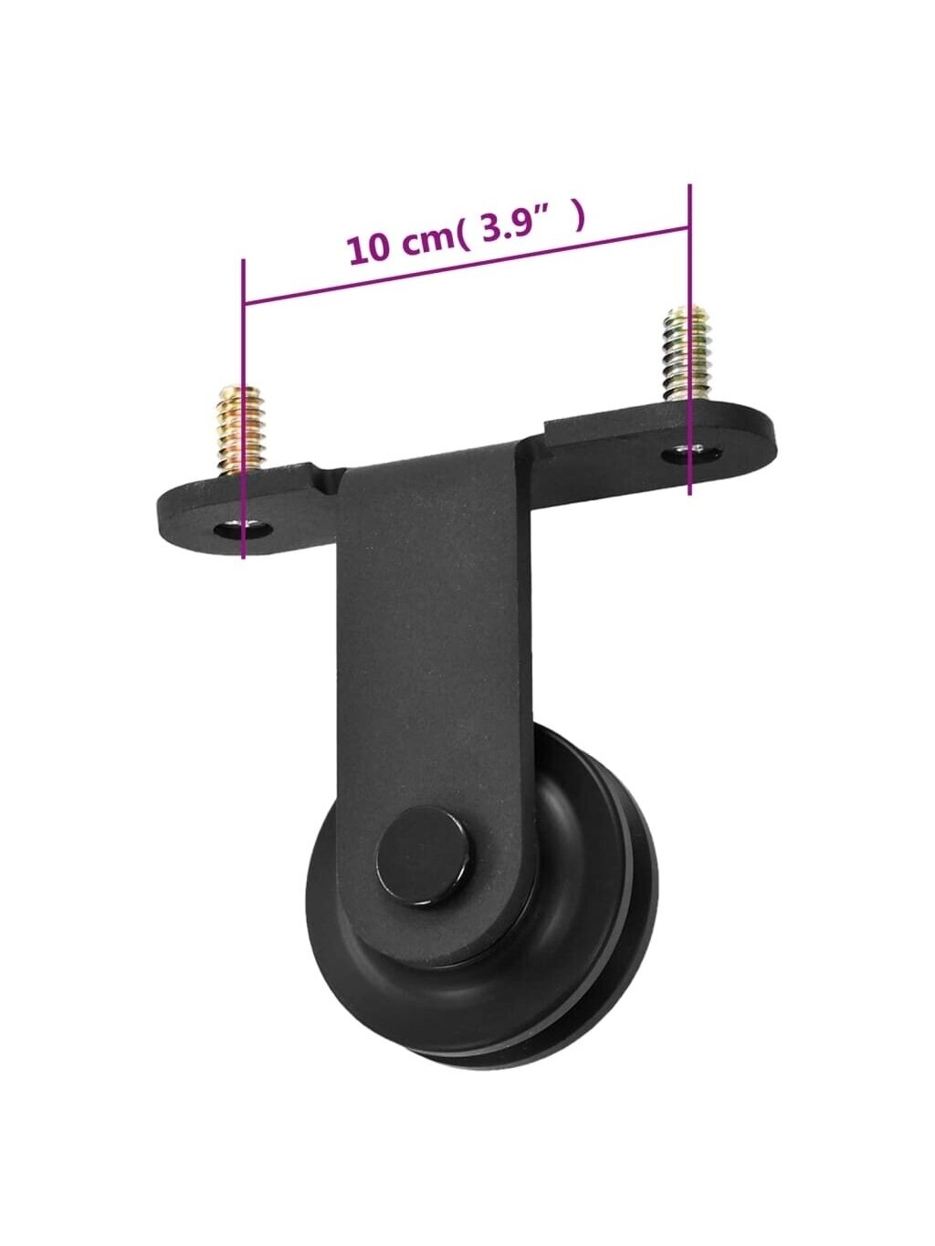 SKIEN liuguste tarvikute komplekt, must, 183 cm teras 3