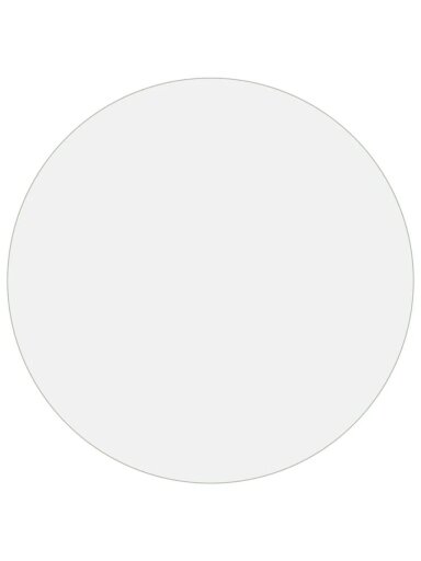 Stalo apsauga, permatoma, 120cm skersmens, 1,6mm, PVC