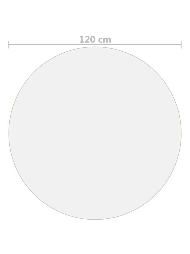 Stalo apsauga, permatoma, 120cm skersmens, 1,6mm, PVC 4