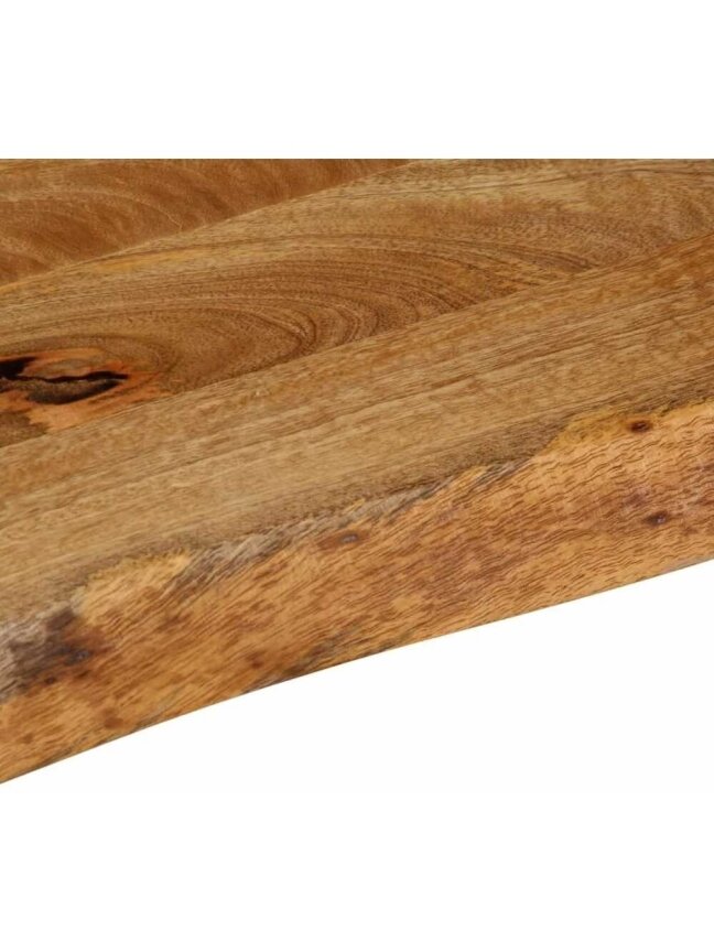 Tabletop, 100×30×2.5 cm, solid mango wood, with live edge 4