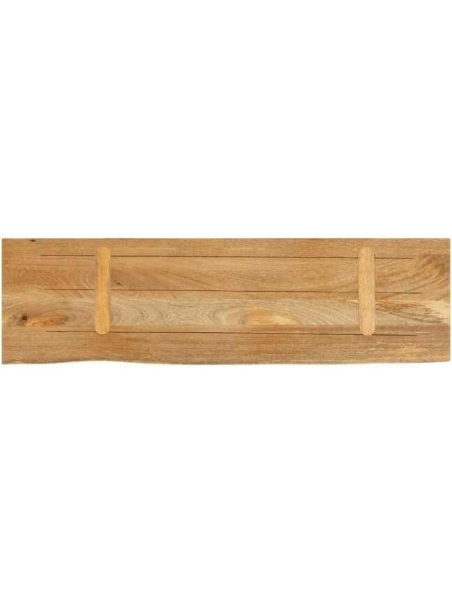 Tabletop, 100×30×2.5 cm, solid mango wood, with live edge 3