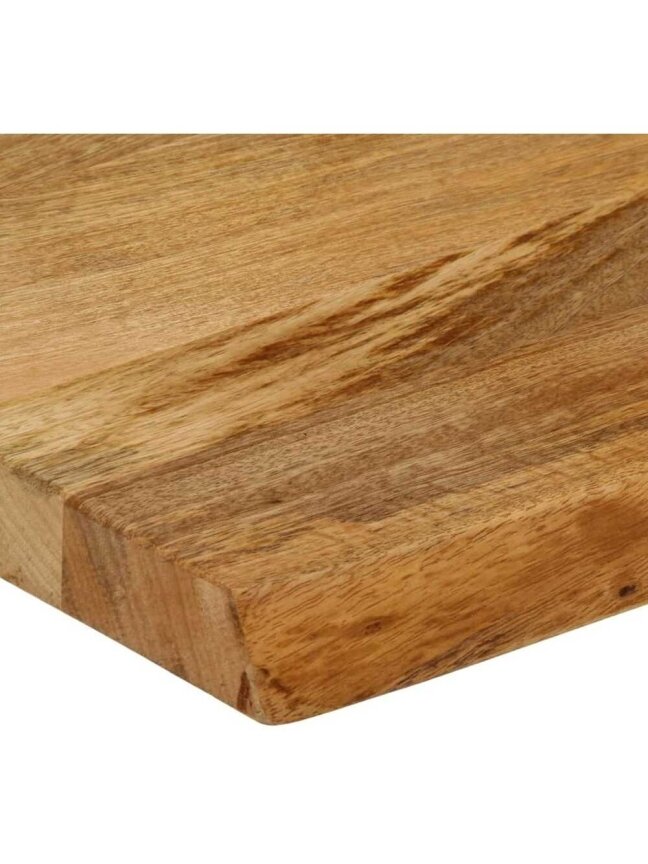 Tabletop, 100×30×2.5 cm, solid mango wood, with live edge 5