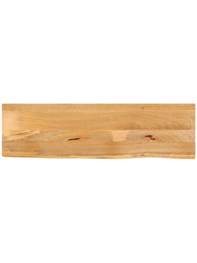 Tabletop, 100×30×2.5 cm, solid mango wood, with live edge 1