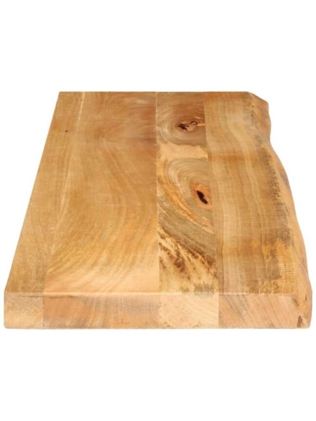 Tabletop, 100×30×2.5 cm, solid mango wood, with live edge 2