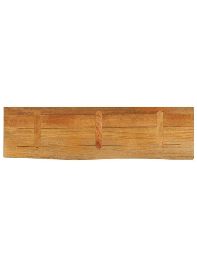 Tabletop, 120×20×2.5 cm, solid mango wood, with live edge 4