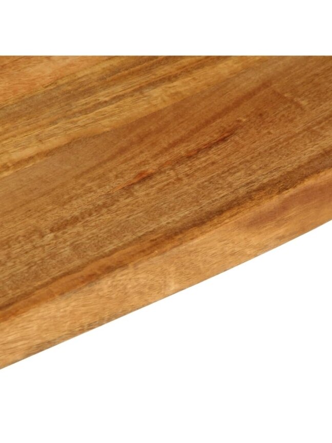 Tabletop, 120×20×2.5 cm, solid mango wood, with live edge 6