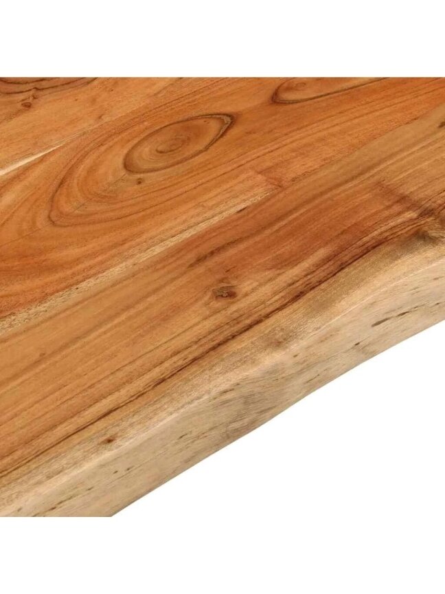 Tabletop, 70×60×3.8 cm, rectangular, solid acacia wood, with natural edges 5