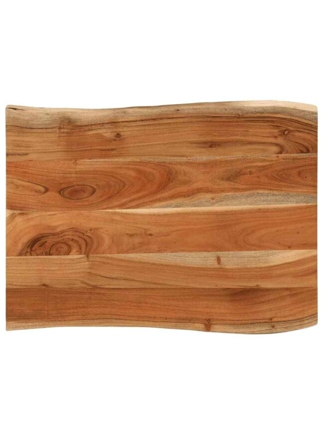 Tabletop, 70×60×3.8 cm, rectangular, solid acacia wood, with natural edges 6 Tabletop, 70×60×3.8 cm, rectangular, solid acacia wood, with natural edges 6