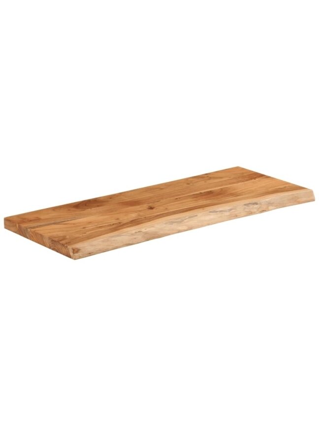 Tabletop, 90x40x2.5 cm, solid acacia wood, with live edge 2