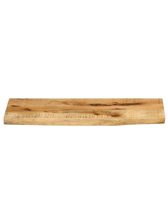 Tabletop, 90 × 40 × 2.5 cm, solid mango wood, with live edge 3