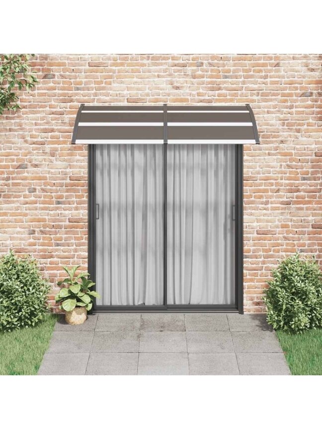 Door canopy, black, 200x100 cm, PC 1 Door canopy, black, 200x100 cm, PC 1