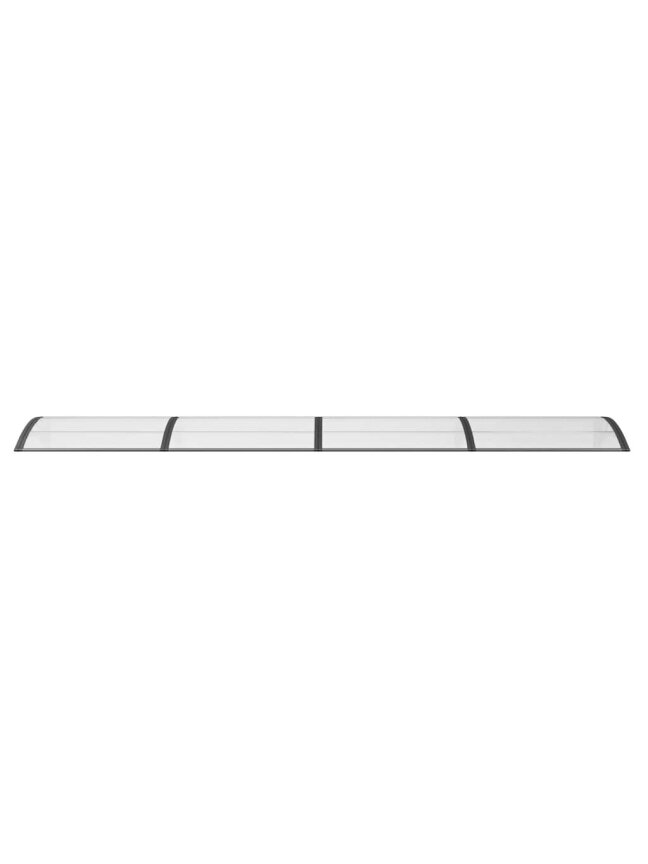 Door Canopy, Black, 400 × 100 cm, Polycarbonate 3