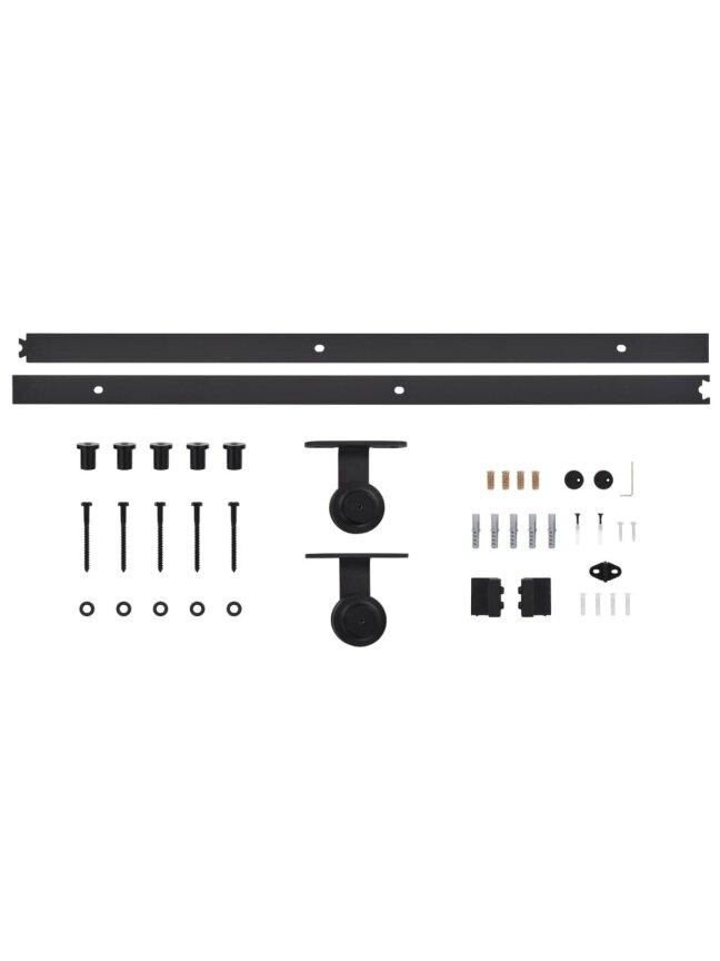 SKIEN liuguste tarvikute komplekt, must, 183 cm teras 2