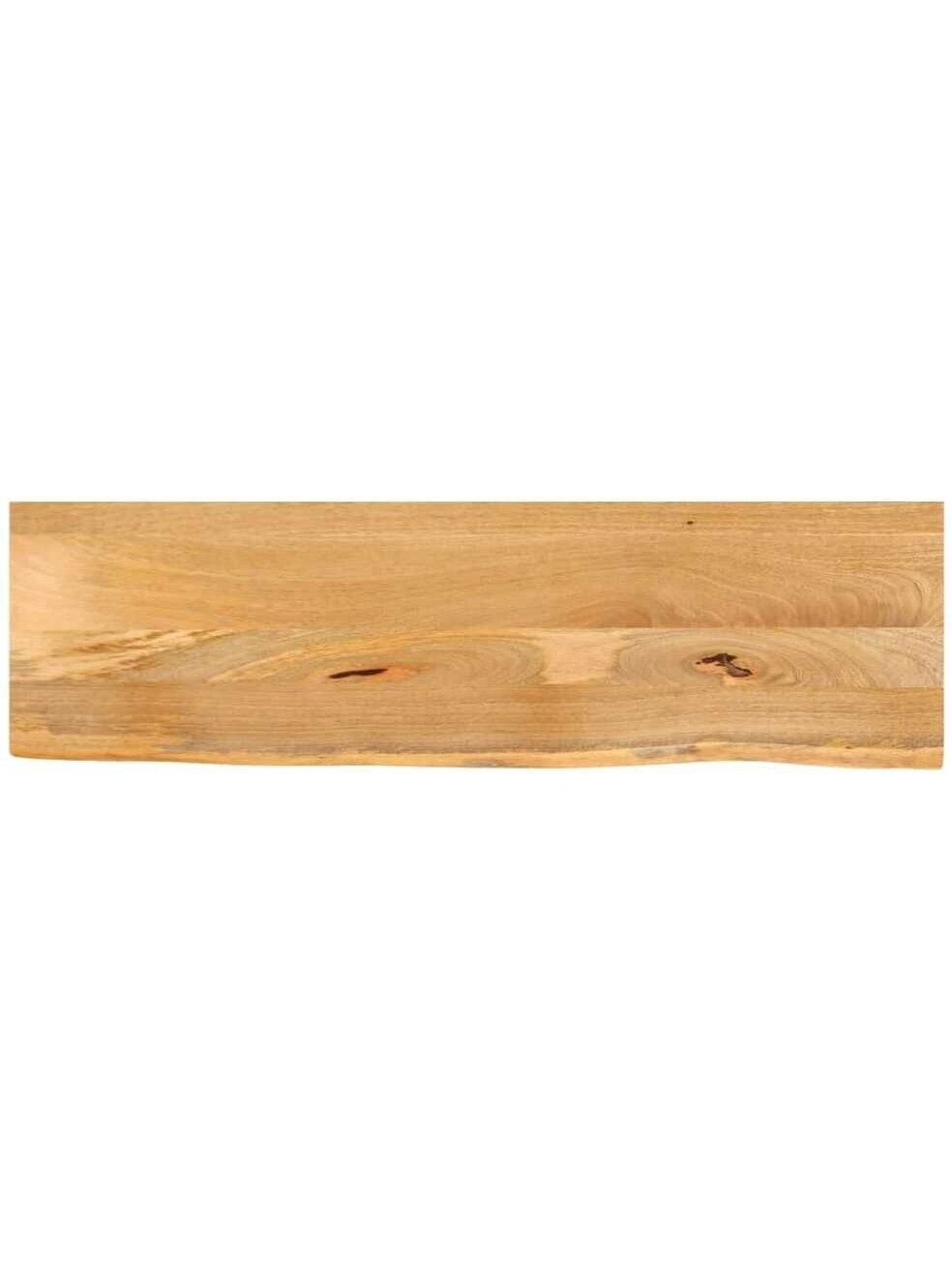 Tabletop, 100×30×2.5 cm, solid mango wood, with live edge 1