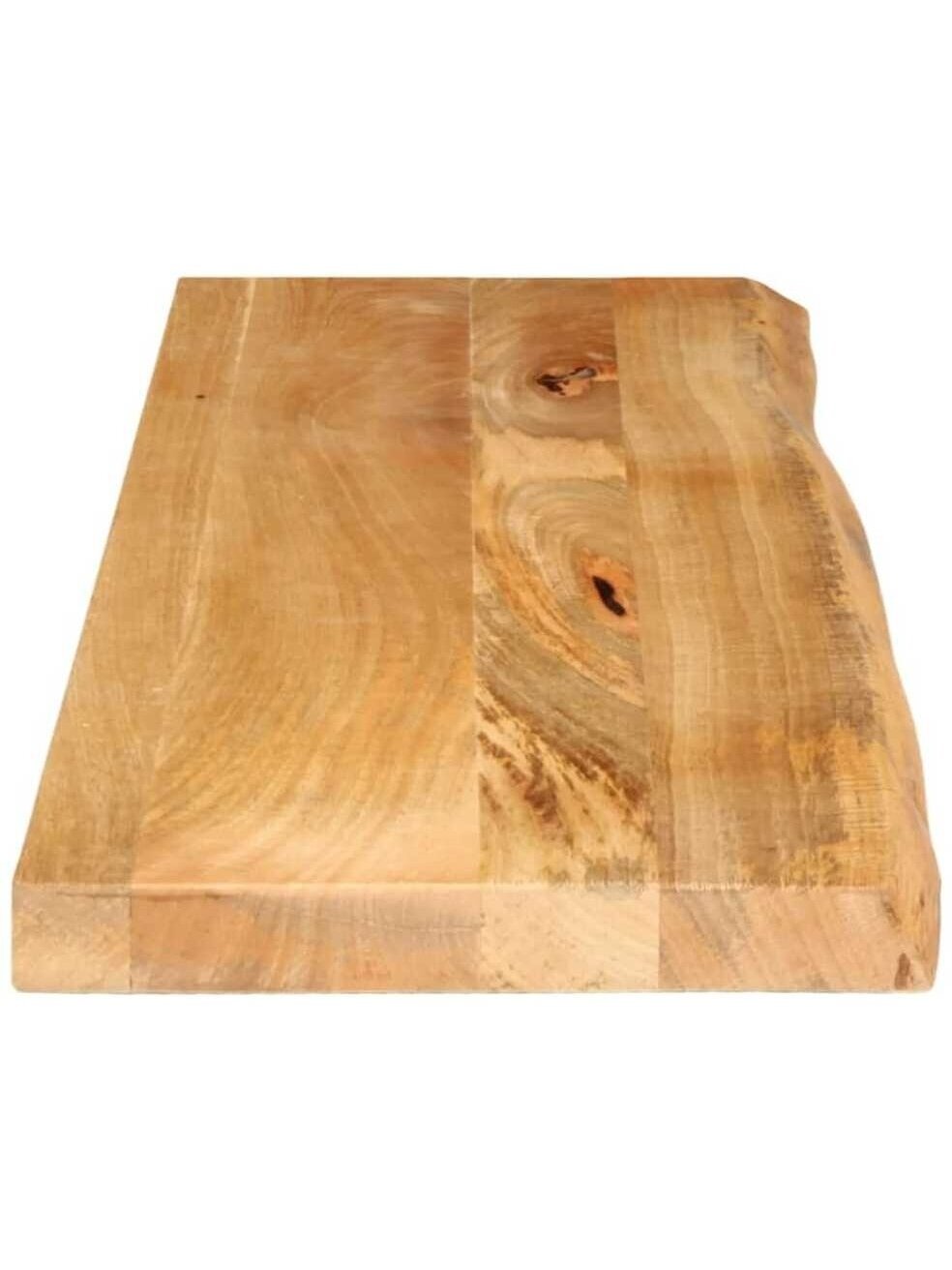Tabletop, 100×30×2.5 cm, solid mango wood, with live edge 2
