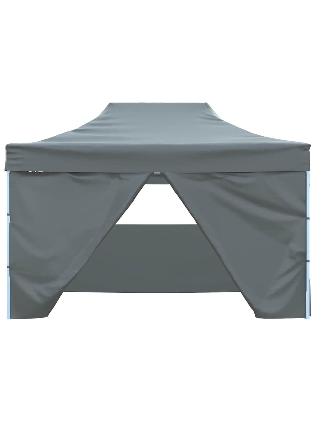 Folding Party Tent, Anthracite, 3 × 4 m, Steel 2 Folding Party Tent, Anthracite, 3 × 4 m, Steel 2