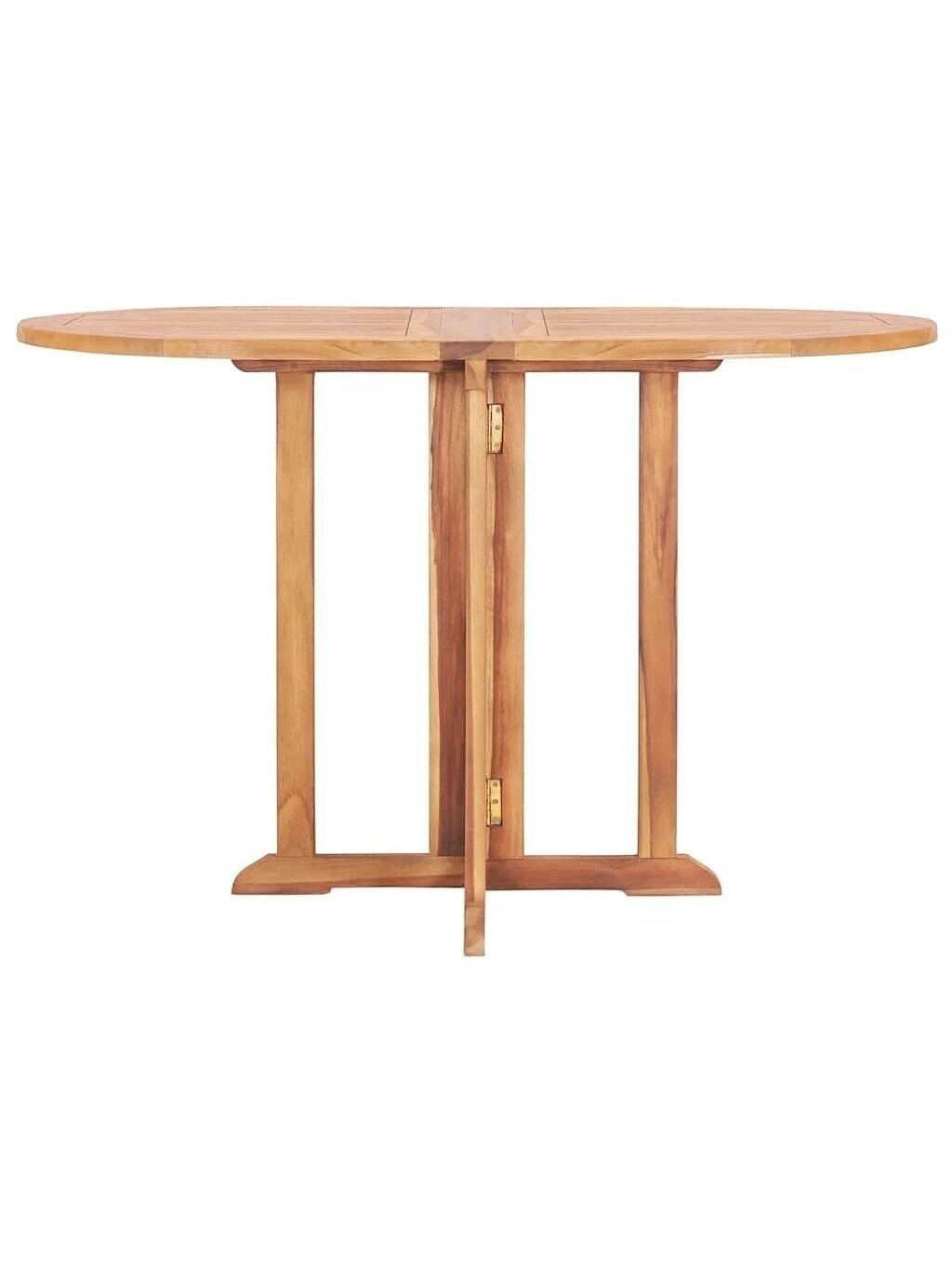 Folding garden table, 120×70×75 cm, solid teak wood 2