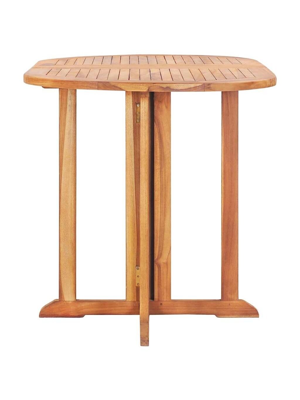 Folding garden table, 120×70×75 cm, solid teak wood 3