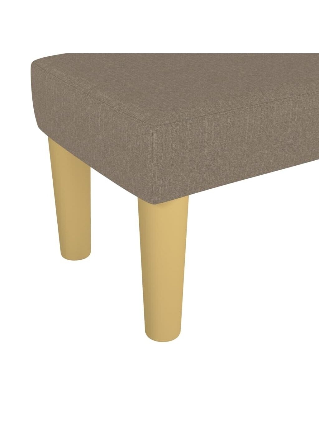 Bench, taupe, 70x30x30 cm, fabric 3