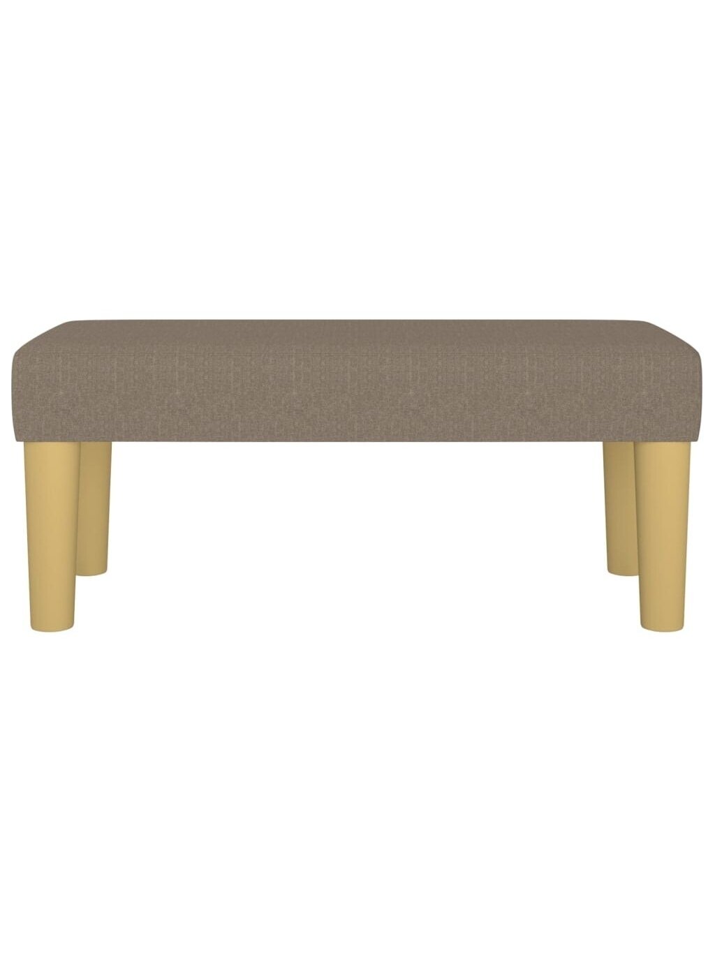 Bench, taupe, 70x30x30 cm, fabric