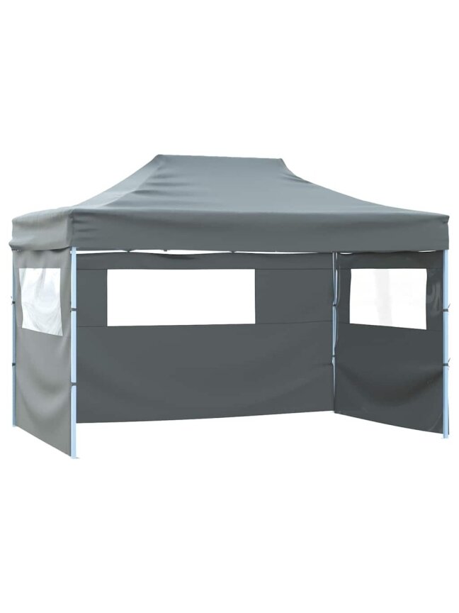 Folding Party Tent, Anthracite, 3 × 4 m, Steel 4