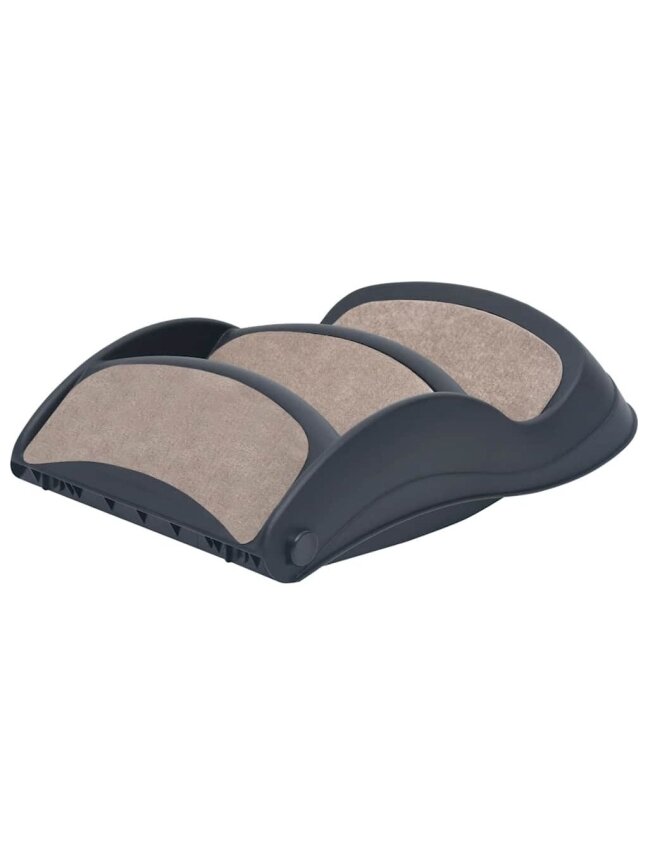 Folding Dog Stairs, Dark Gray, 3 Steps 5