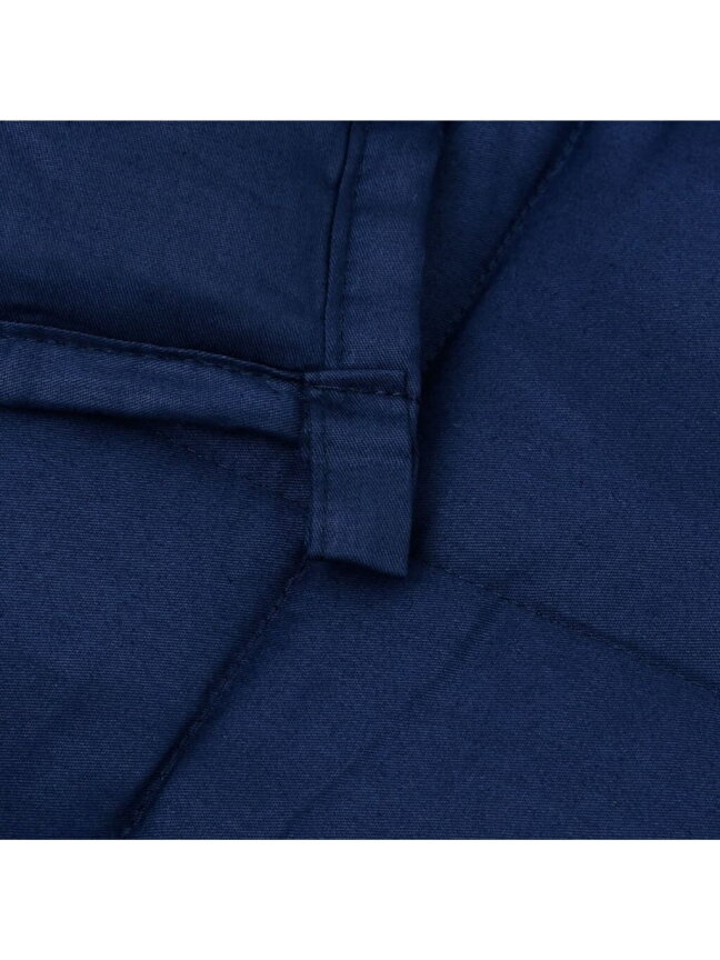 Weighted blanket, blue, 155×220 cm, fabric, 7 kg 4 Weighted blanket, blue, 155×220 cm, fabric, 7 kg 4