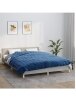 Weighted blanket, blue, 220×235 cm, fabric, 15 kg