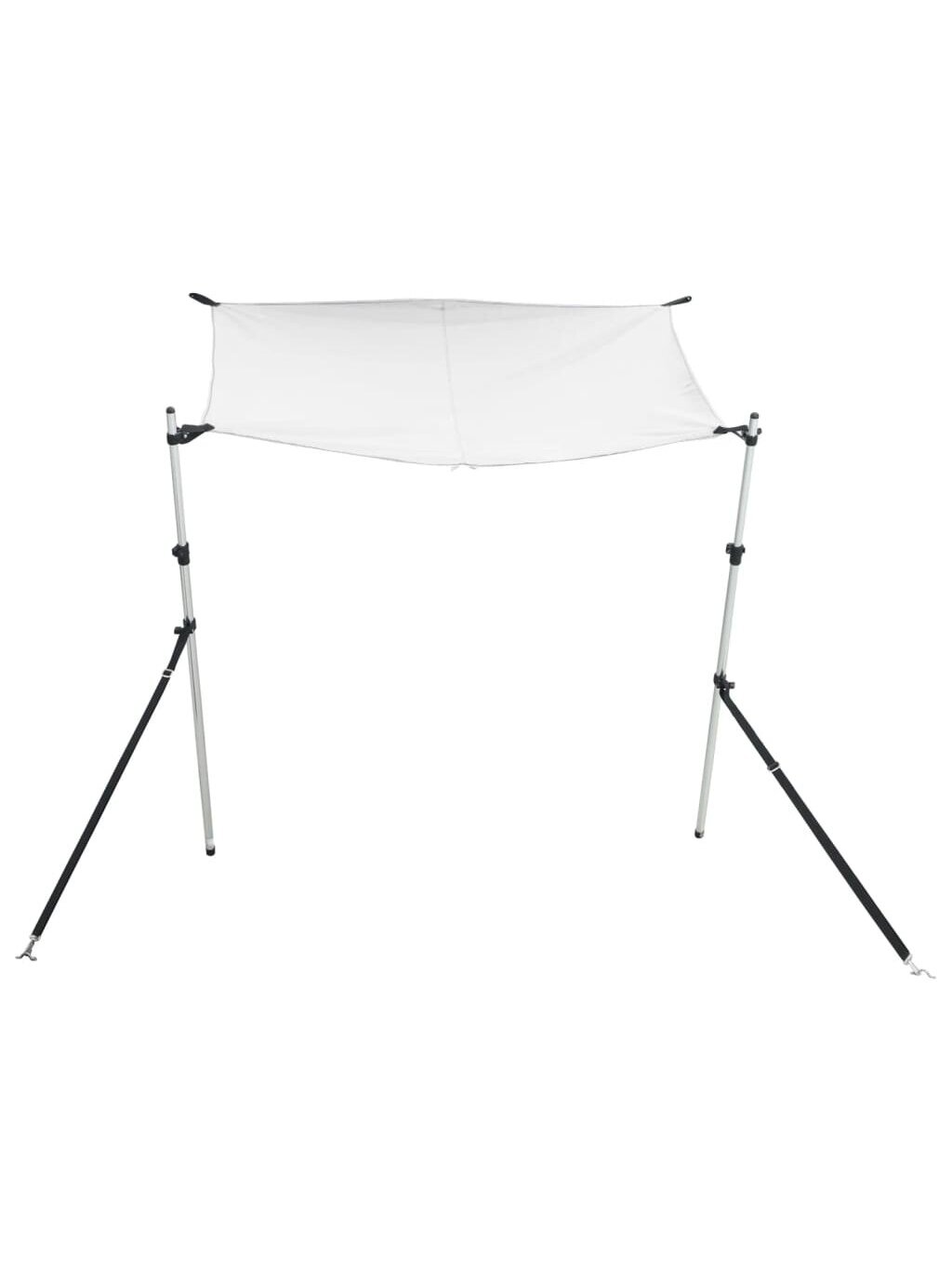 T-type Curtain Extension, White, 170 × 208 × (115–183) cm 2