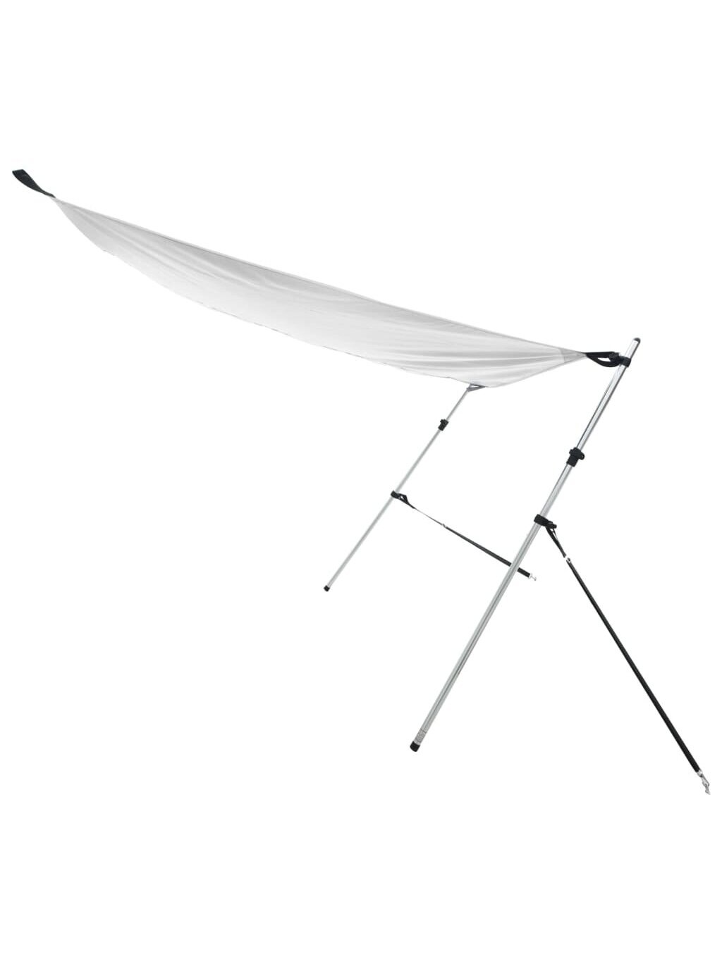 T-type Curtain Extension, White, 170 × 208 × (115–183) cm 3