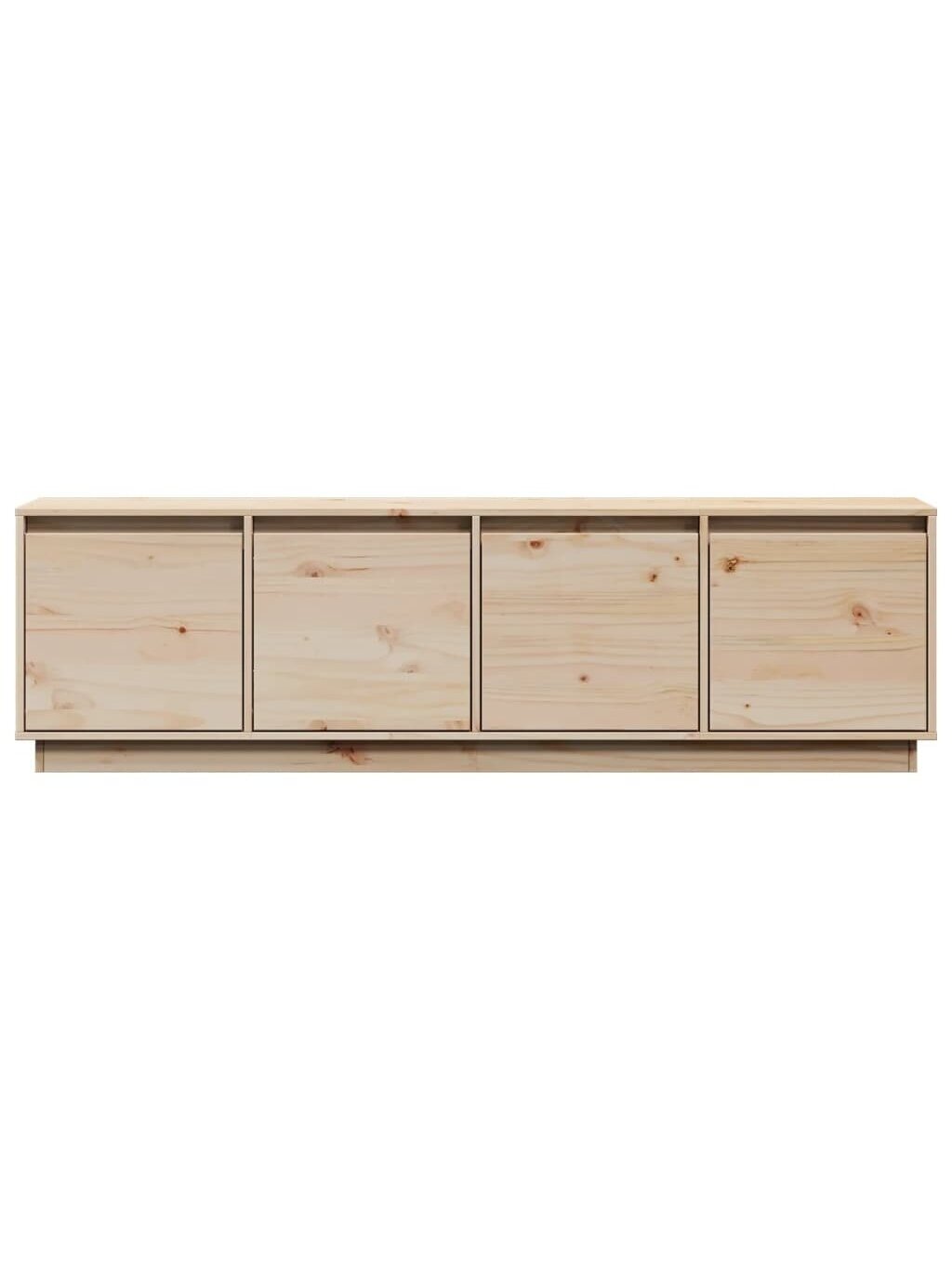 Szafka RTV, 156x37x45 cm, lite drewno sosnowe 3
