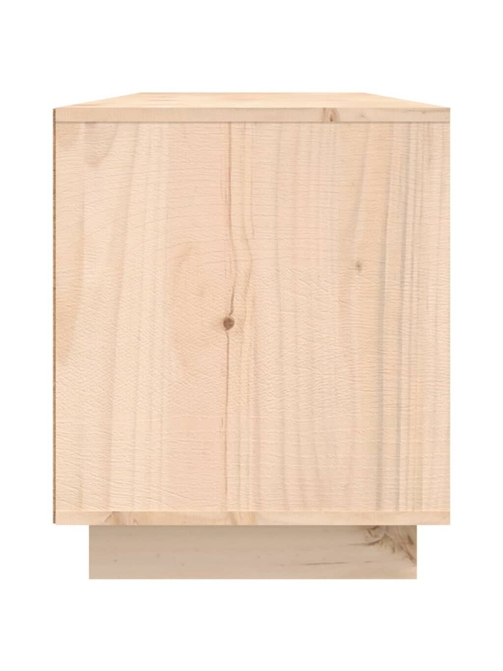 Szafka RTV, 156x37x45 cm, lite drewno sosnowe 7