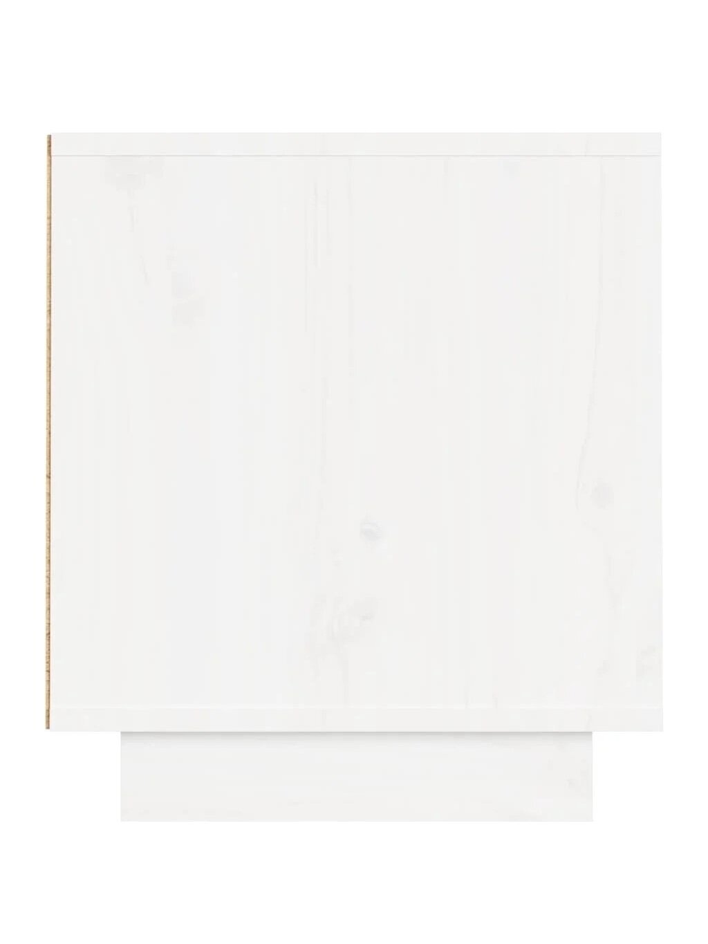 Telerialus, valge, 140x35x40 cm, täispuidust mänd 5