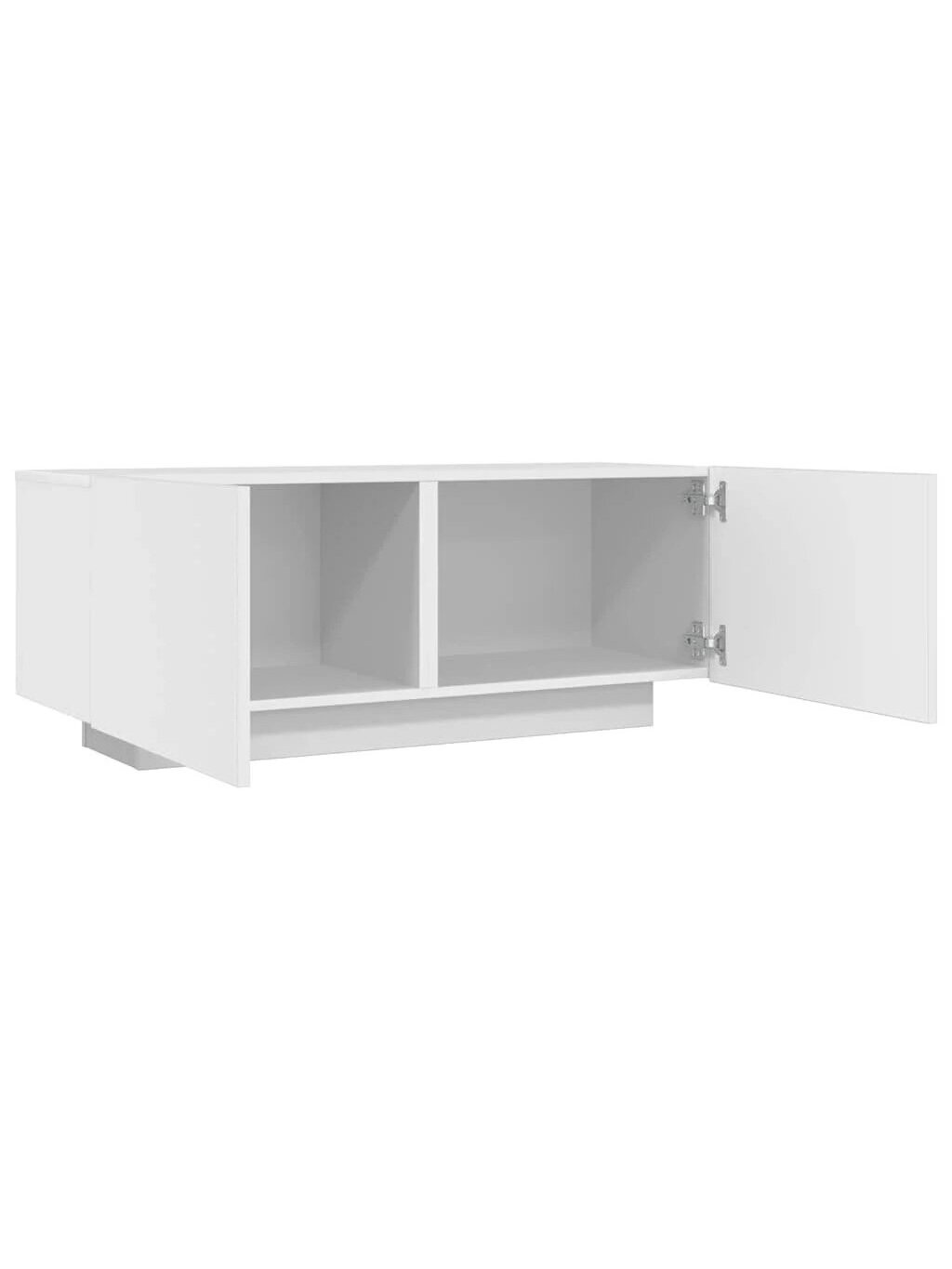TV kapp, valge, 100x35x40 cm, puit 5