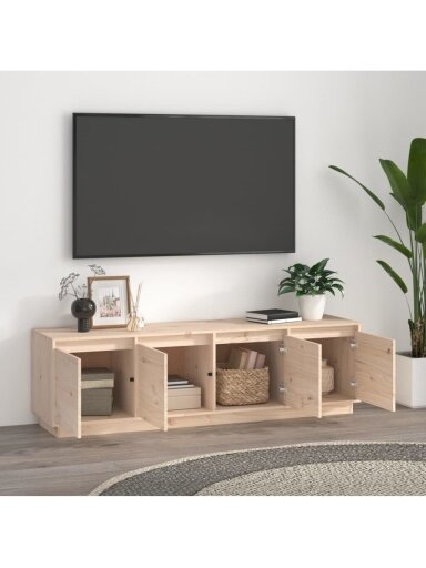 Televizora skapis, 156x37x45 cm, priedes masīvkoks