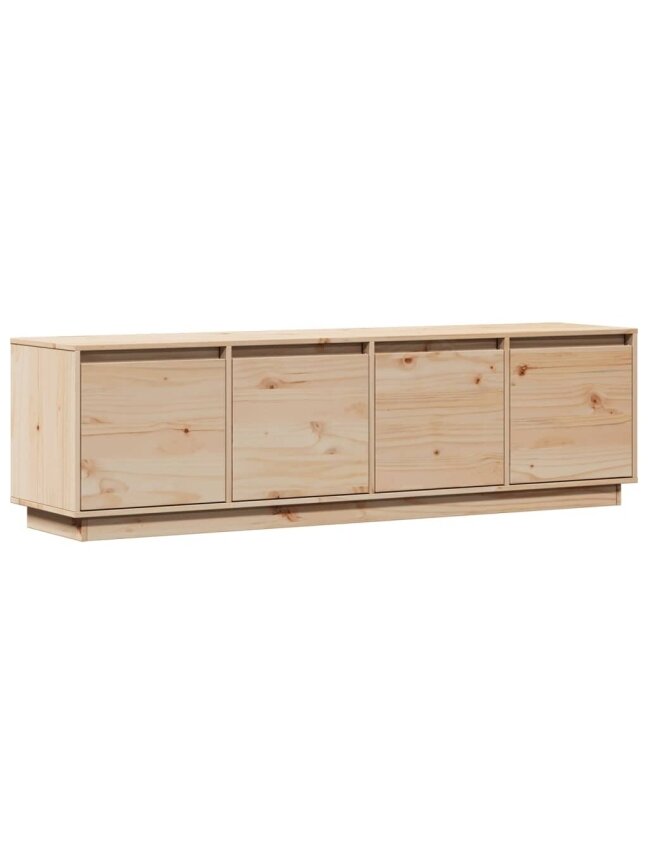 Szafka RTV, 156x37x45 cm, lite drewno sosnowe 2
