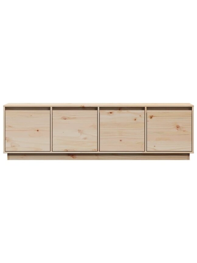 Szafka RTV, 156x37x45 cm, lite drewno sosnowe 3