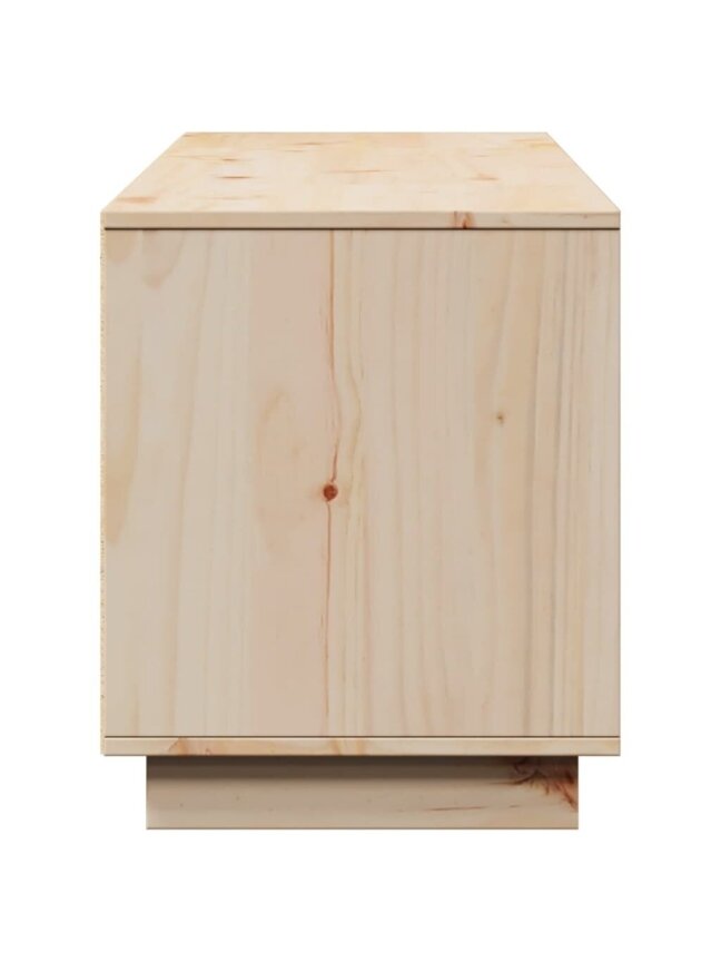 Szafka RTV, 156x37x45 cm, lite drewno sosnowe 5